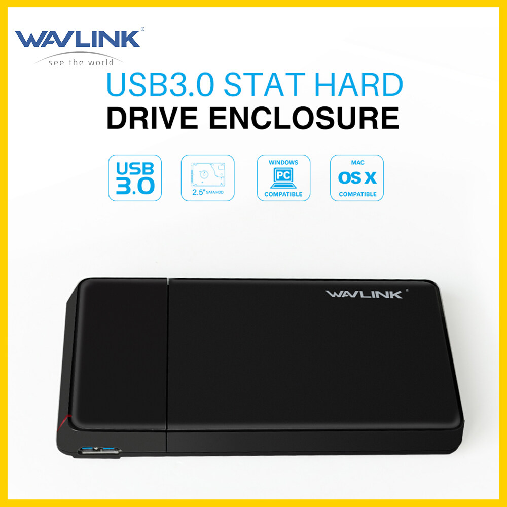 Wavlink Vỏ Bọc Ổ Cứng USB 3.0 Sang SATA SSD Với Giao Thức UASP Cắm Và Chạy