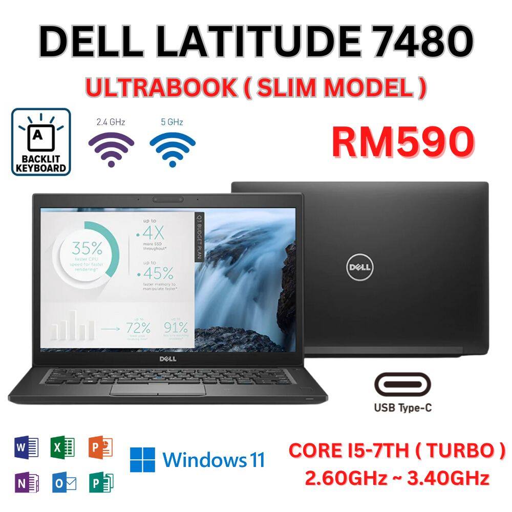 Buy Dell Latitude 7480 Online at a Better Price Lazada Malaysia