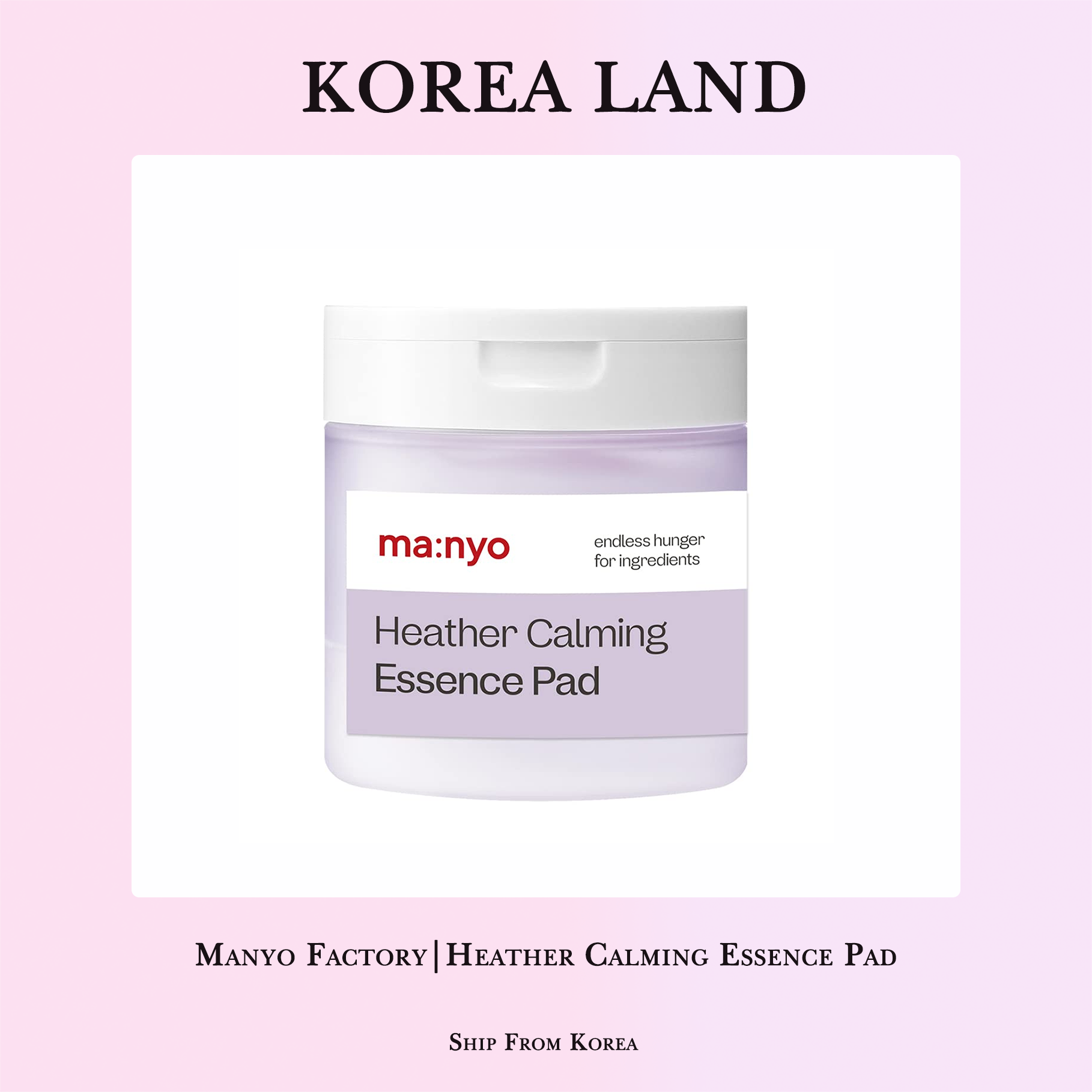 Manyo Factory | Heather làm dịu bản chất Pad