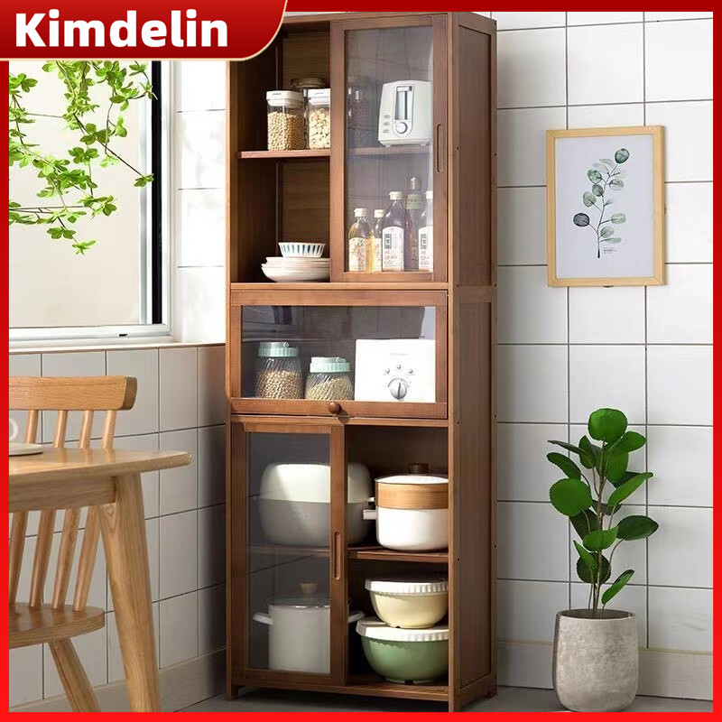 KIMDELIN Sideboard 3/4/5Doors Kitchen Cabinet Dish cabinet With Cover Wooden Cabinet For Kitchen - ยี่ห้อ KIMDELIN ราคา 1,699 บาท*ส่งฟรี