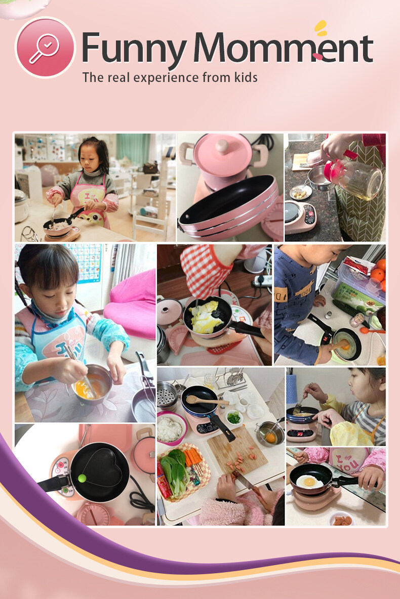 nhà bếp mini cho trẻ em thực sự nấu một bộ hoàn chỉnh các dụng cụ nhà bếp 1