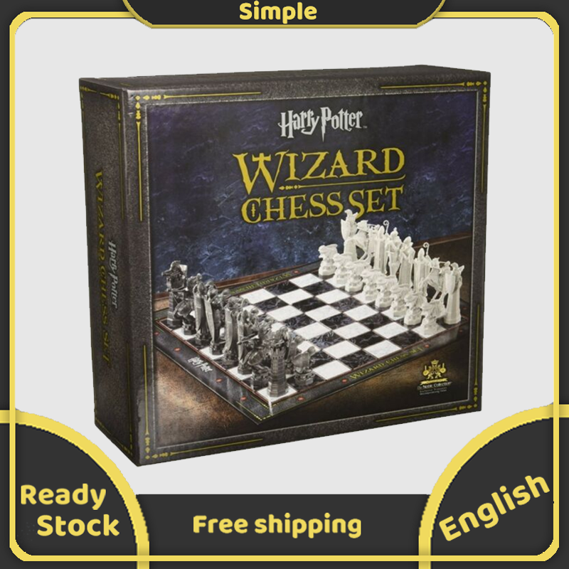 Harry Potter Wizard Bộ cờ vua trò chơi với bàn cờ phiên bản tiếng Anh Stragety Đảng trò chơi gia đình