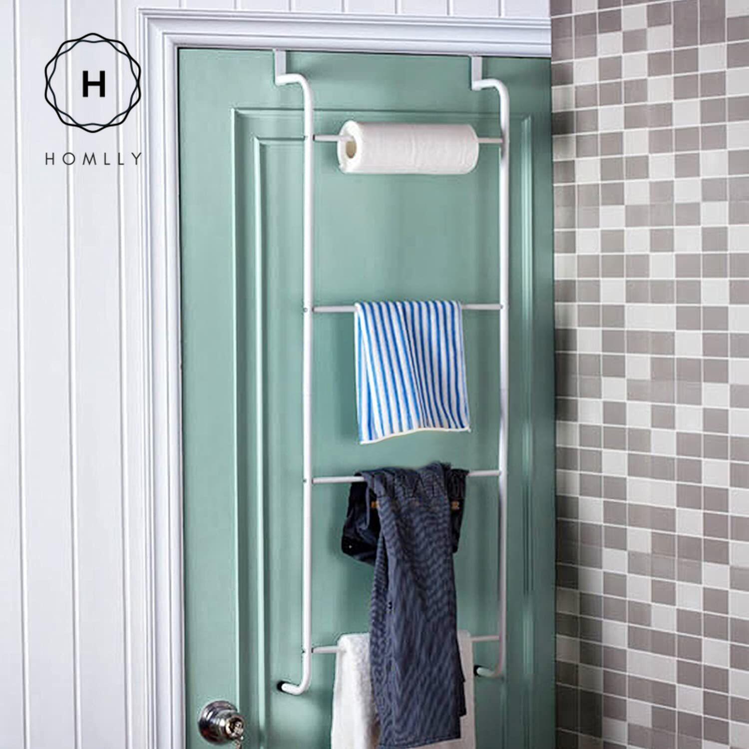 Homlly Over The Door Towel Rack Clothing Hanger | Lazada Singapore