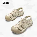 Jeep Mary Jane khoét rỗng thể thao đế dày chống trượt ngón chân dép cho bãi biển phụ nữ