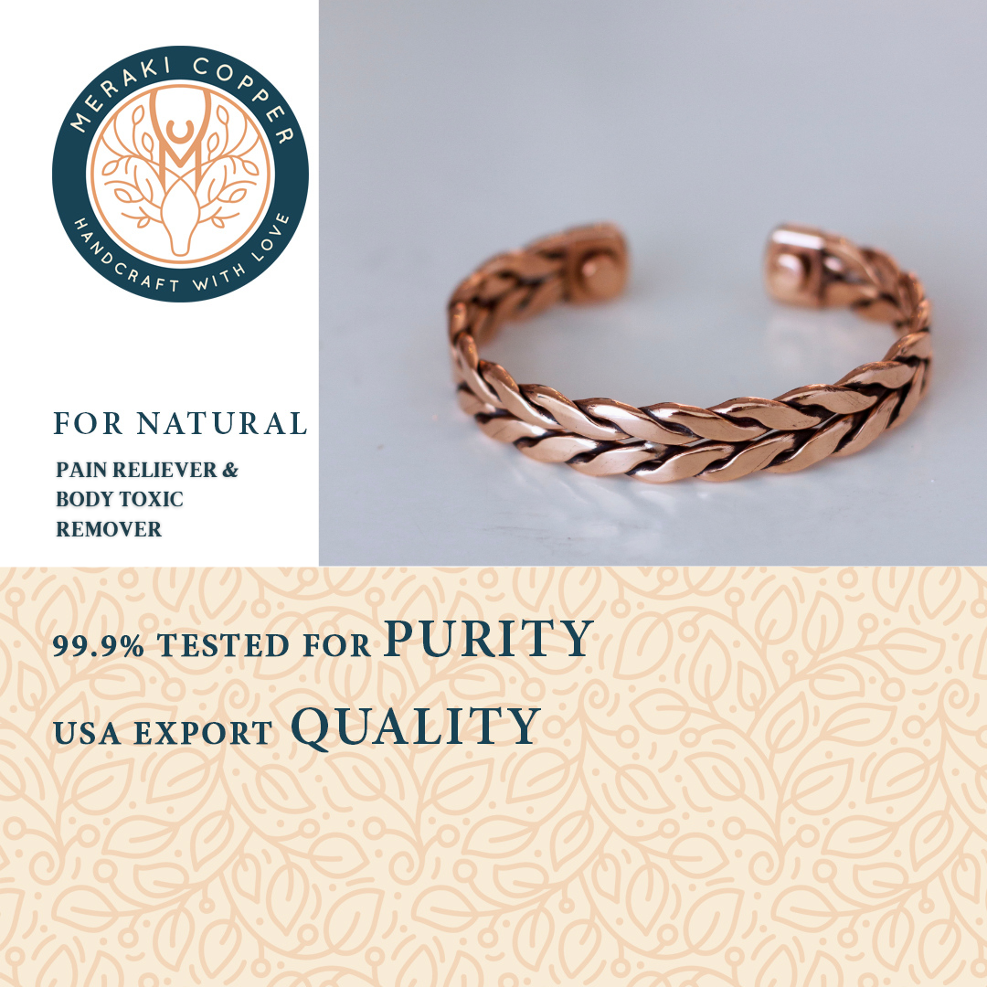 United Leaves Copper Bracelet Harga 277 Ringgit*Penghantaran Percuma