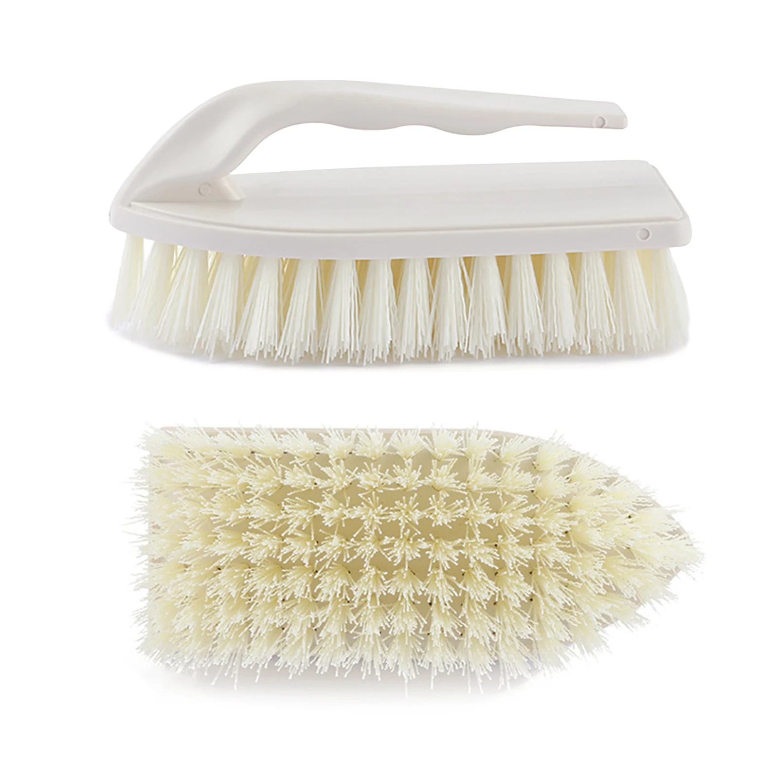 Multi-purpose Cleaning Brush Plastic Shoe Brush Heavy-duty Scrub Brush With Handle Non-slip Brush Hard Bristle Cleaning Brush ราคา 51 บาท*ส่งฟรี