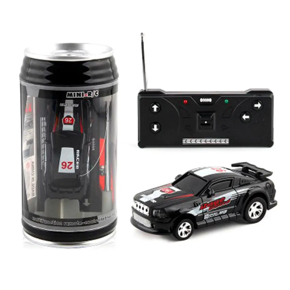 mini rc cars in a can