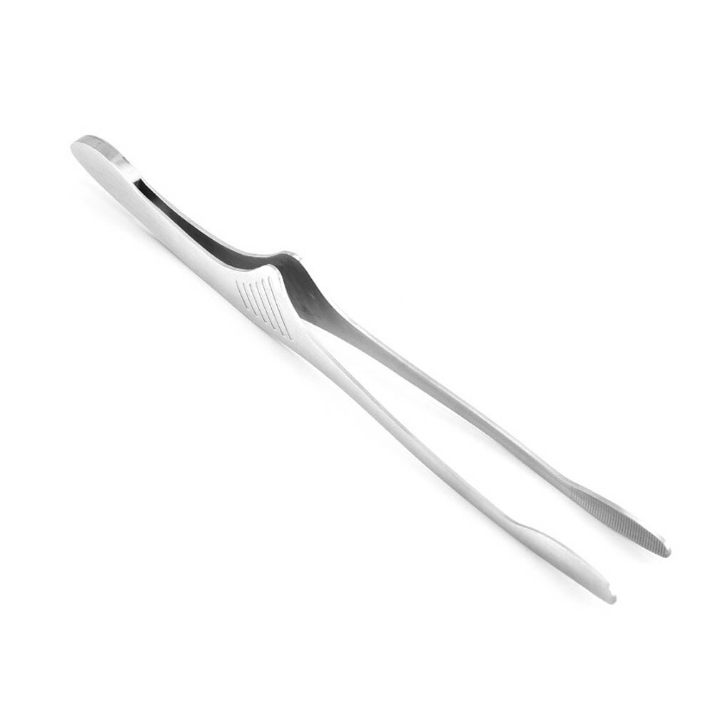 Gambar Kitchen Tweezer BBQ Food Tweezer Clip Mini Chief Tongs Stainless Steel Portable For Picnic Barbecue Cooking Kitchen Accessories