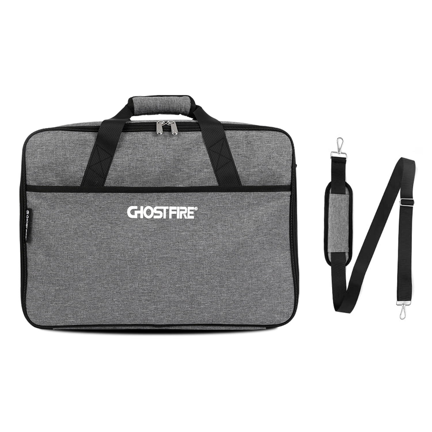 GHOSTFIRE Guitar Pedal Board Bag Effect Pedalboard Bag Accessory Storage Bag Carry Case 16.9x12.9x4.7in ราคา 1,037 บาท*ส่งฟรี