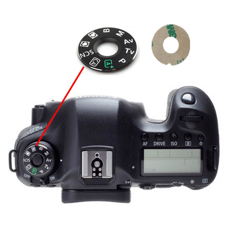 Miếng dán bàn xoay cho canon 5d2 5d3 5d4 60d 70d 6d 7d 80d 600d 700d 7d2 5ds miếng dán bảng tên phụ tùng sửa chữa máy ảnh