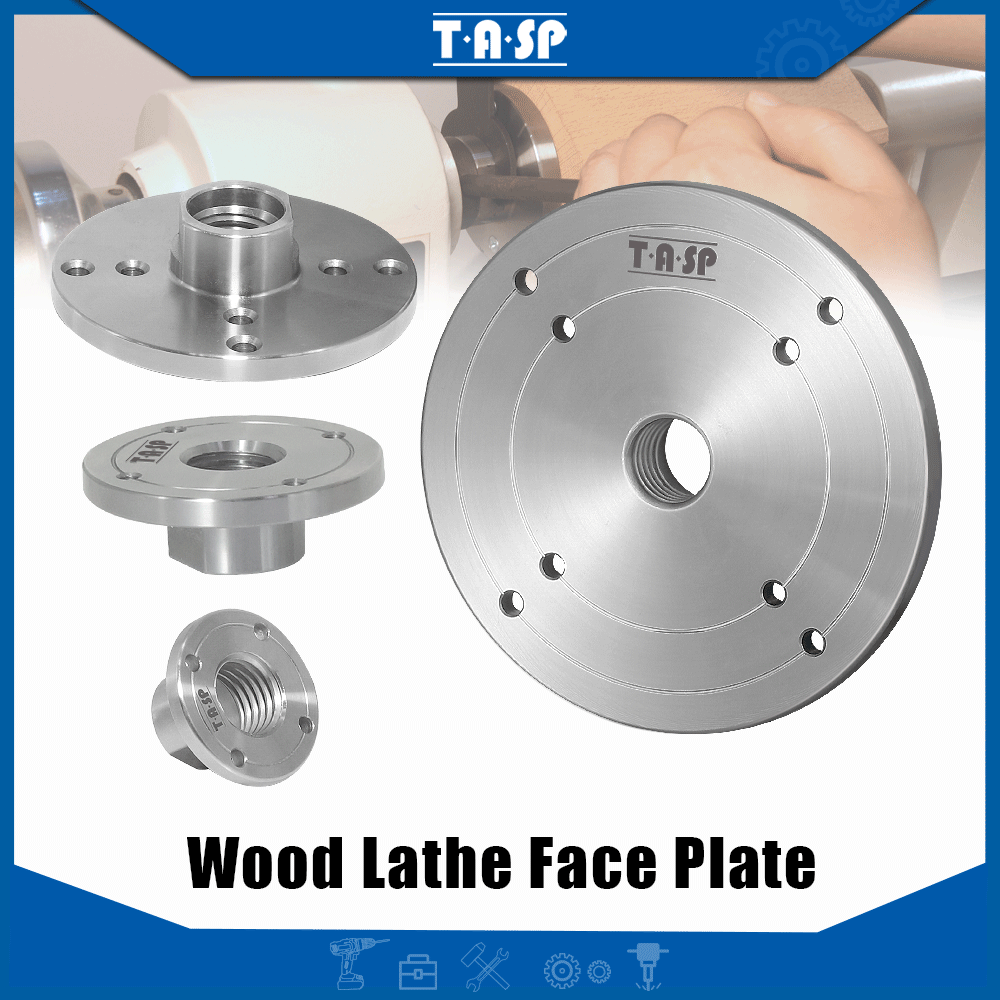 Tasp 2 ''3'' 4 ''6'' Tấm Mặt Máy Tiện Gỗ Cho M33 X 3.5 Máy Chế Biến Gỗ Có Ren Chuck Mặt Bích