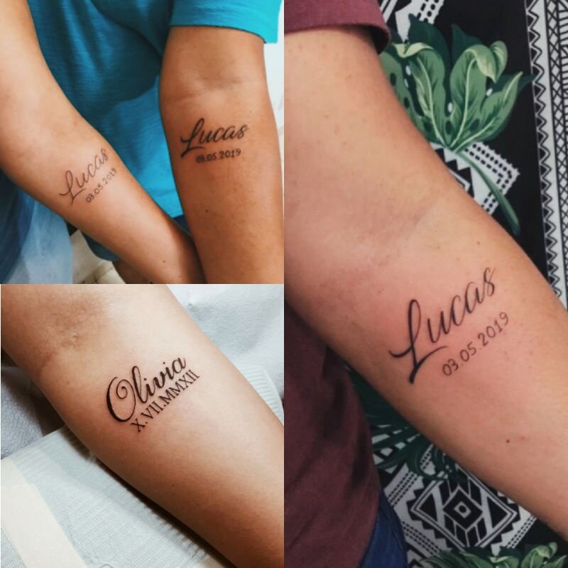  Custom Tattoo Names And Date Temporary Tattoo Stickers request |  Lazada PH