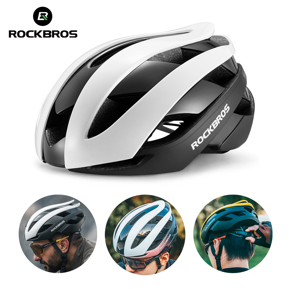 ROCKBROS Bike Helmet EPS Safety Cycling Helmet Lightweight Ultralight Professional Cycling Helmet Unisex Bike Accessories(M:55-59cm L:58-61cm) ราคา 2,102 บาท*ส่งฟรี