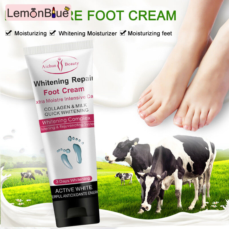 Gambar LemonBlue 100g Foot Care Whitening Cream Cracked Scrub Treatment Exfoliator
