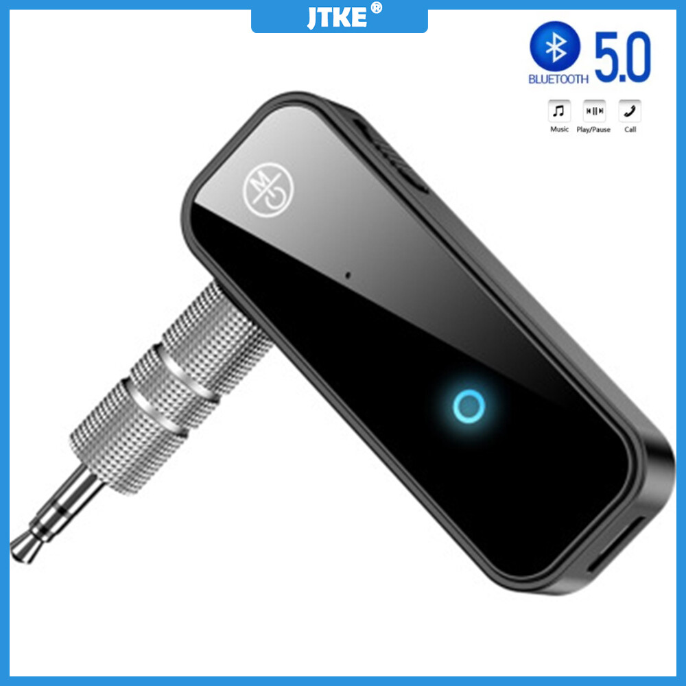 Bộ thu phát bluetooth 5.0 2 trong 1 bộ chuyển đổi không dây bộ chuyển đổi aux âm thanh giắc cắm 3.5mm cho tai nghe rảnh tay nghe nhạc trên xe hơi