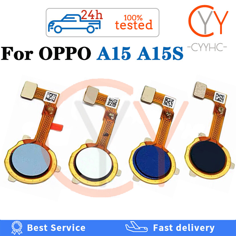 Cho Oppo A15 a15s cph2179 cph2185/A32 trở lại nút home Máy quét dấu vân tay Cảm biến phím trở về cáp dẻo Touch ID linh kiện sửa chữa