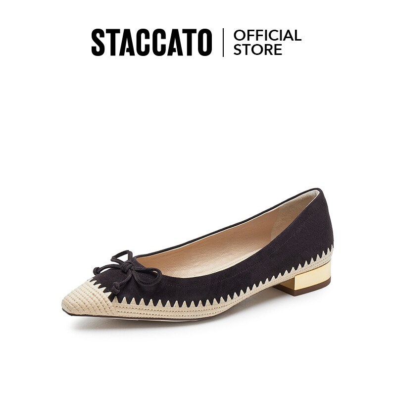 Staccato Women's Bow Pumps Single Shoes Flats EA412 ราคา 4,880 บาท*ส่งฟรี