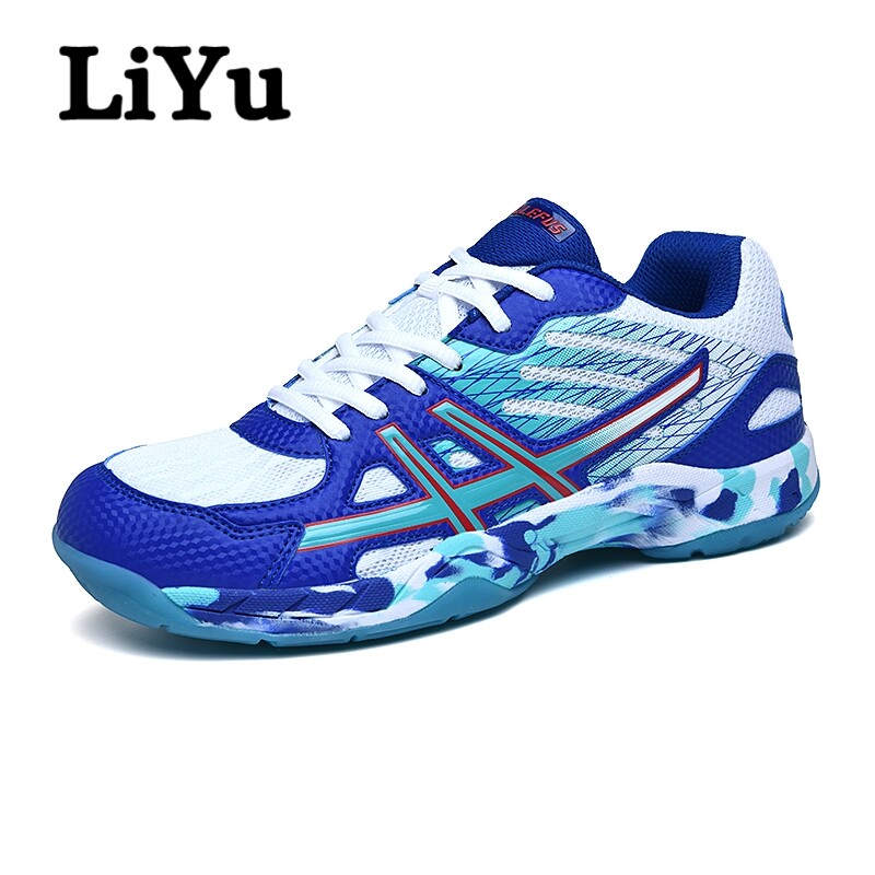 Liyu nam giày đánh cầu lông cho Nữ Giày sneaker thoáng khí chuyên nghiệp giày Tennis Bóng bàn Giày G