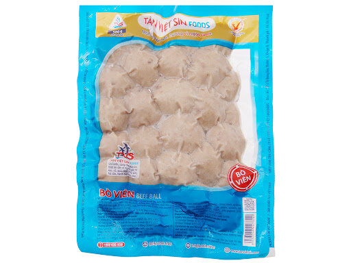 Bò viên Tân Việt Sin gói 500g