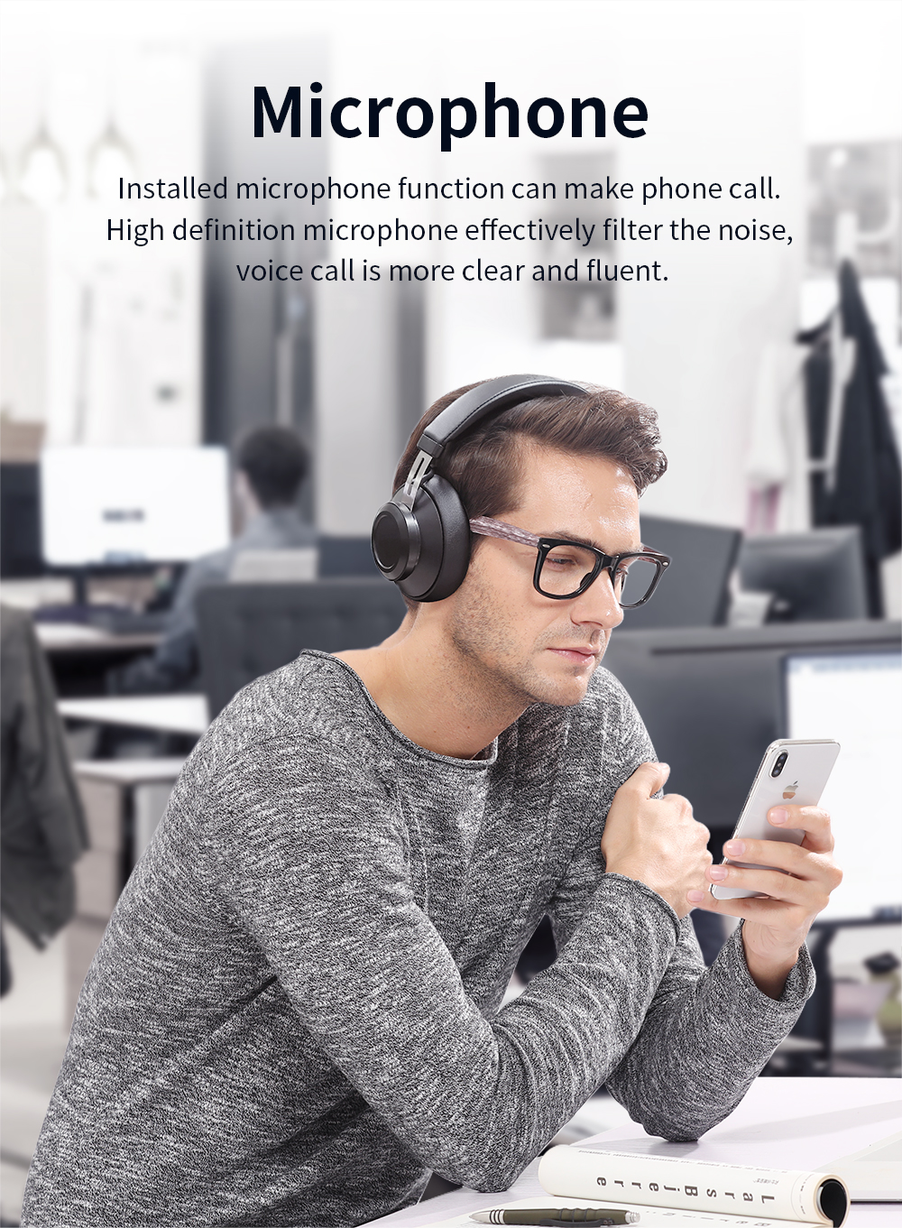 Bluedio BT5 Wireless Bluetooth 5.0 Headphone with 57MM Driver and 15-20 ...