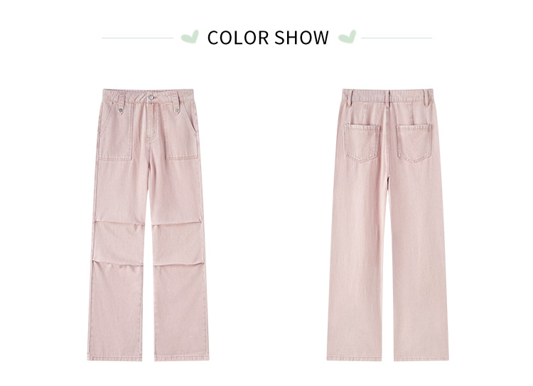Semir Jeans Women Tide Cool Wide-Leg Trousers 2024 Summer New American Style Work Trousers Street Trend