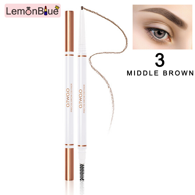 Gambar LemonBlue Eyebrow Pencil Waterproof Long Lasting Ultra Fine Eye Brow Tint Makeup Tools