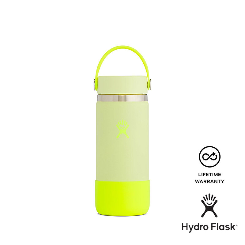 periode Beperking terugtrekken Hydro Flask 16 OZ Wide Mouth and Boot (Neon - Pop Yellow) Hydroflask –  Flight 001 Asia