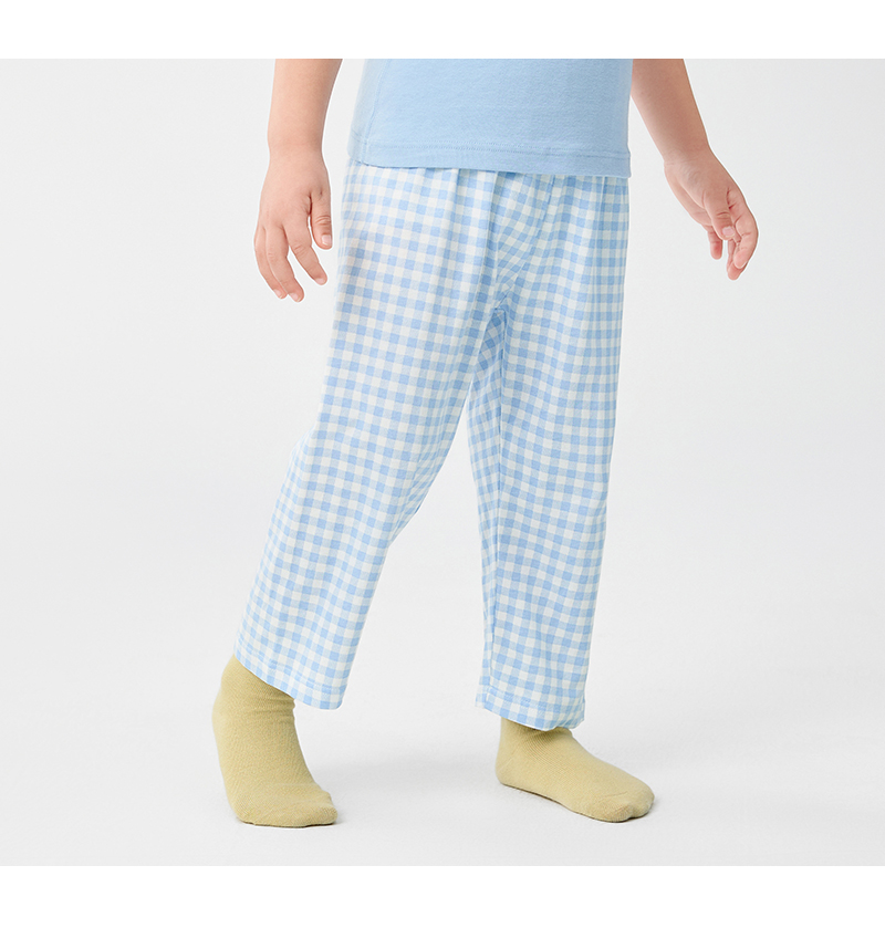balabala Children Sleep Pants Summer Anti-Mosquito Pants Children Home Pants Bos Girl For Big Kids Soft Stretchy Comfortable · v4