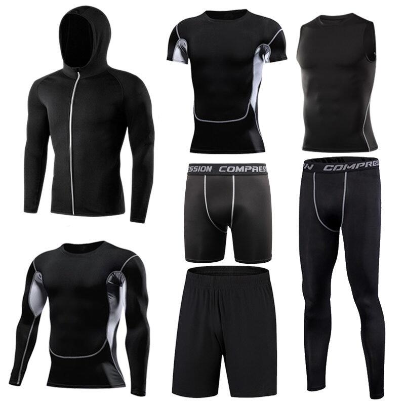 Sports Gym Rashguard Men s Running Shirt Full Sleeve Compression T Fitness  Tight Sporting Training Camiseta hombre 220714