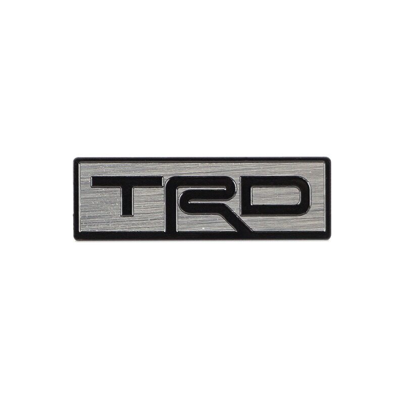 TRD Style Stainless Steel Steering Wheel Emblem Badge for Toyota Highlander, Camry, Reiz – Custom Car Sticker (29mm x 9mm) ราคา 89 บาท*ส่งฟรี
