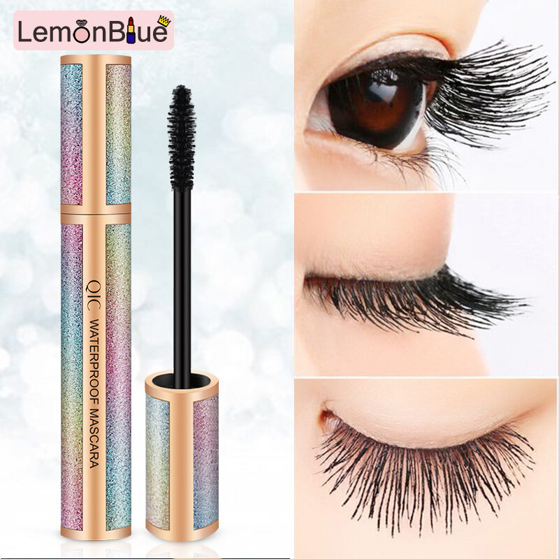 Gambar LemonBlue 1 Pcs 4D Dense Eyelash Mascara Eyelash Extended Black Waterproof Long Lasting Curling Mascara