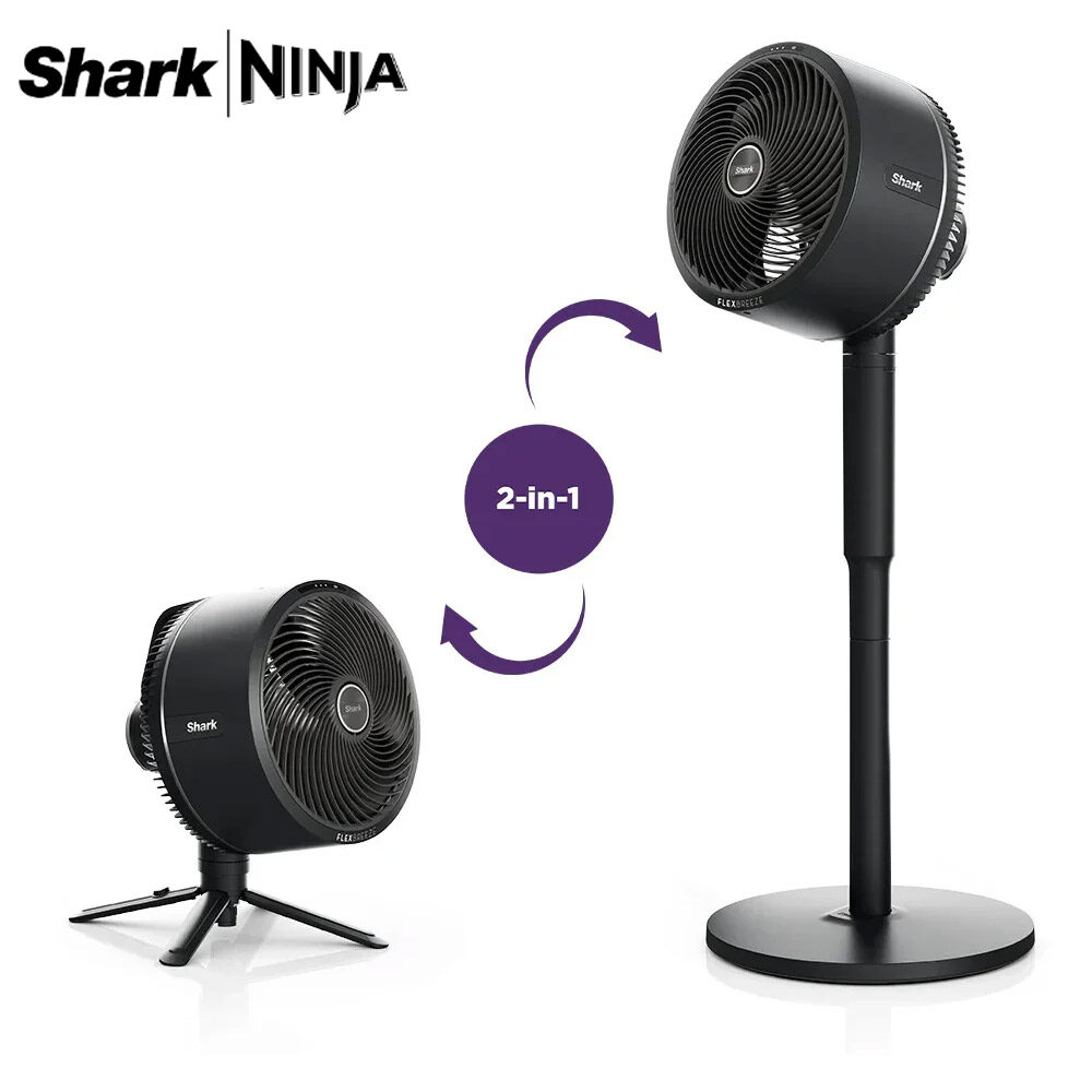 Shark Ninja Flex Breeze FA221 Corded Cordless Fan Strong Wind with InstaCool Mist Korea ราคา 15,546 บาท*ส่งฟรี