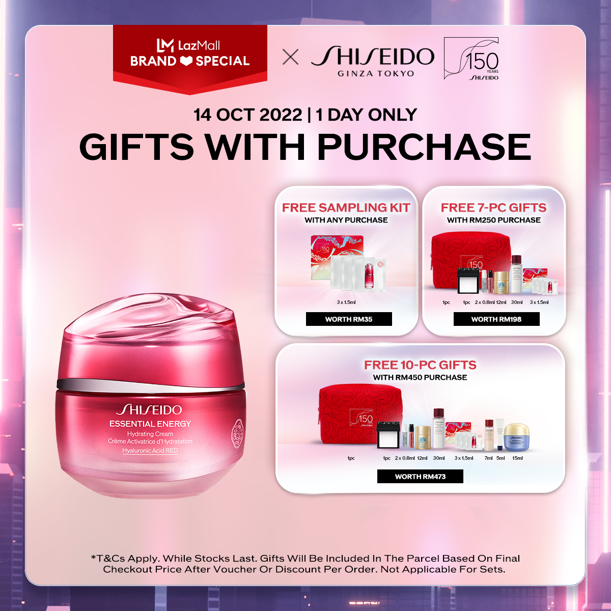 Gambar Shiseido Essential Energy Hydrating Cream 50ml