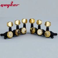 GUYKER 1 Set Chrome Locking Guitar Heads Tuners Gear Ratio 1:18 Made in Korea Six Colors