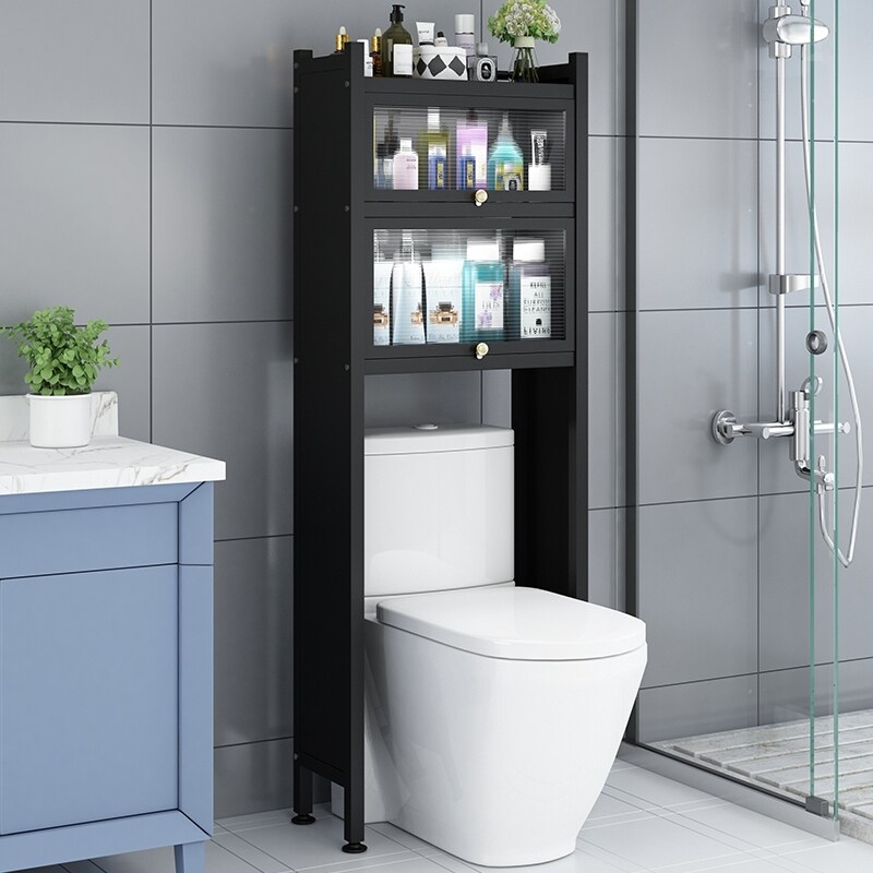 Gambar Toilet bathroom shelf floor toilet bath above the bathroom toilet washstand washing machine receive frame