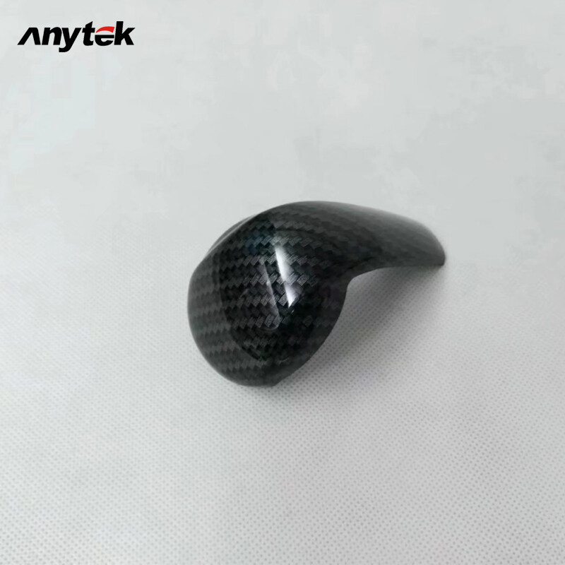 anytek carbon fiber in bánh răng shift shift cover trim cho mazda 2 3 6 cx3 cx5 5
