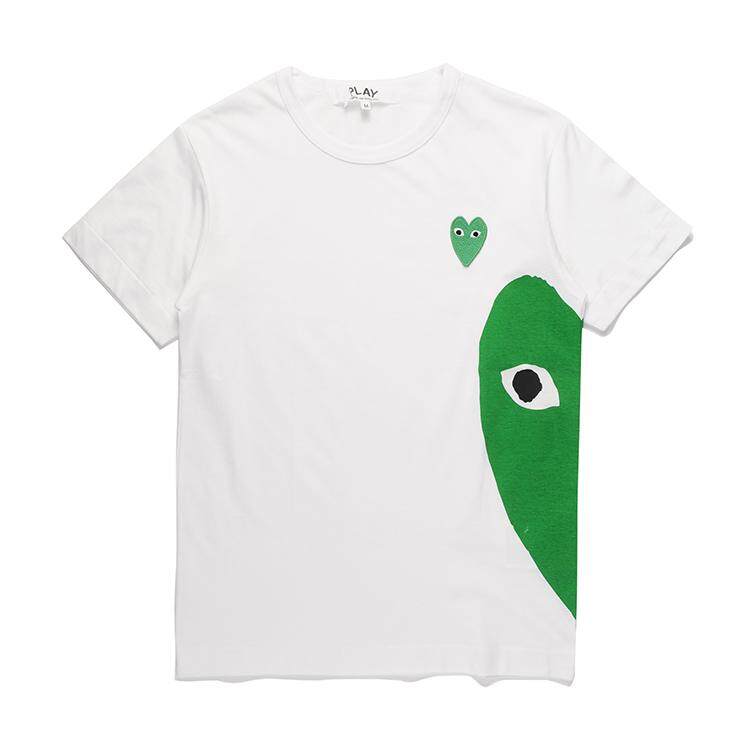 cdg shirt green