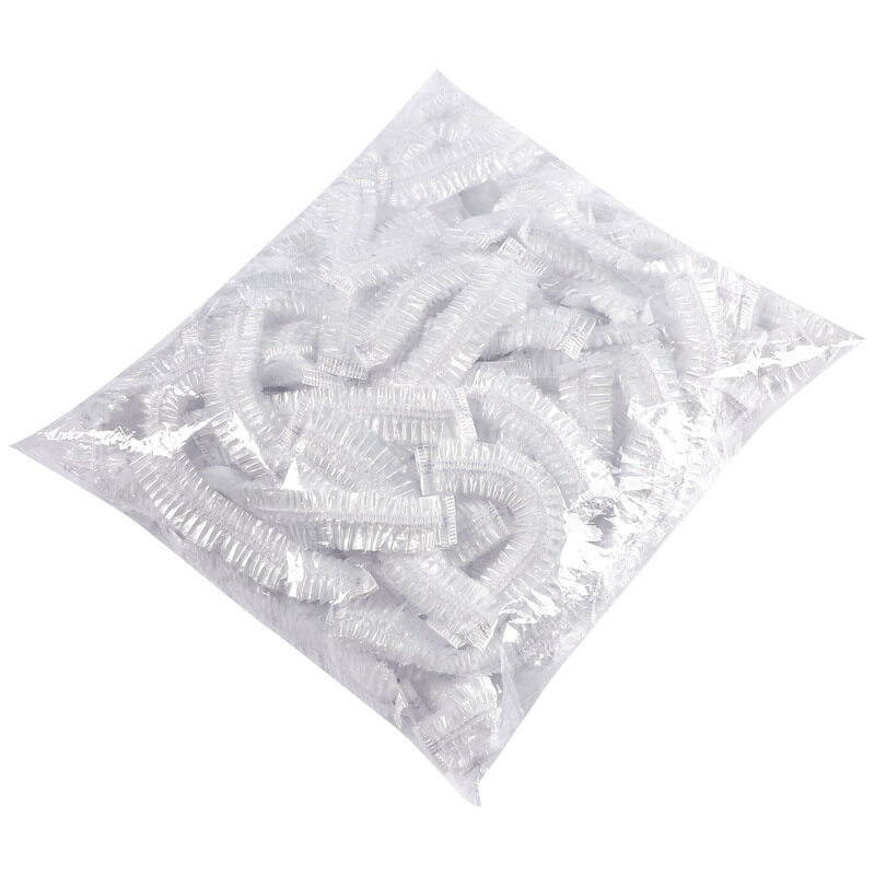 50/100Pcs Disposable Food Cover Plastic Wrap PE Fresh Keeping Film Cover Universal Dustproof Wrap