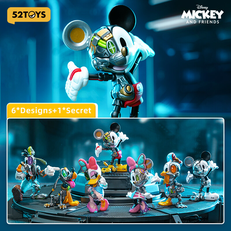 52TOYS DISNEY Mickey and Friends-Cyborg Series Blind Box Figure Toy