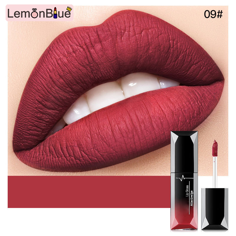 Gambar LemonBlue 24 hour long lasting lipstick waterproof matte lipstick original (viral lipstick on tiktok) korean cosmetics