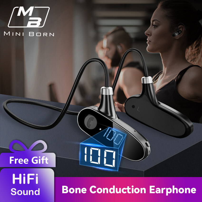 Mini Born Wireless Bluetooth 5.2 Earphone Bone Conduction Headphones Open