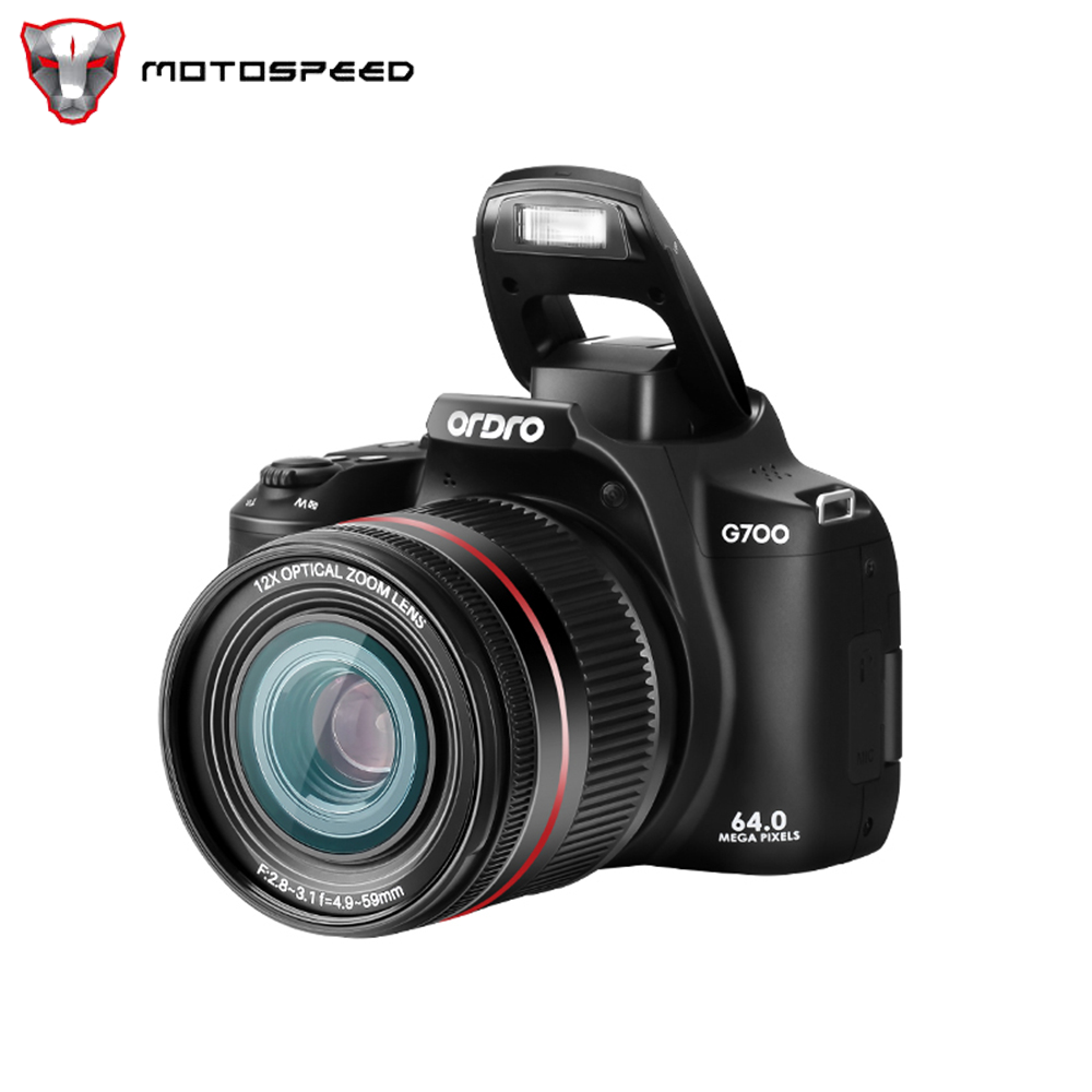 MOTOSPEED 12x Optical Camera Video 3.0 Inch Optical Auto/manual Built-in Screen 12x Ips Stabilization With Built-in Stabilization 4k Camera ราคา 6,179 บาท*ส่งฟรี