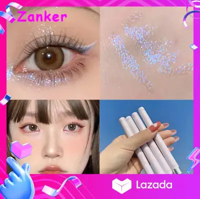 【Zanker】Pearlescent silkworm Beauty Makeup eyeshadow pen lasting waterproof and not blooming Shiny pearlescent gel pen 8 color eye shadow pen (5)