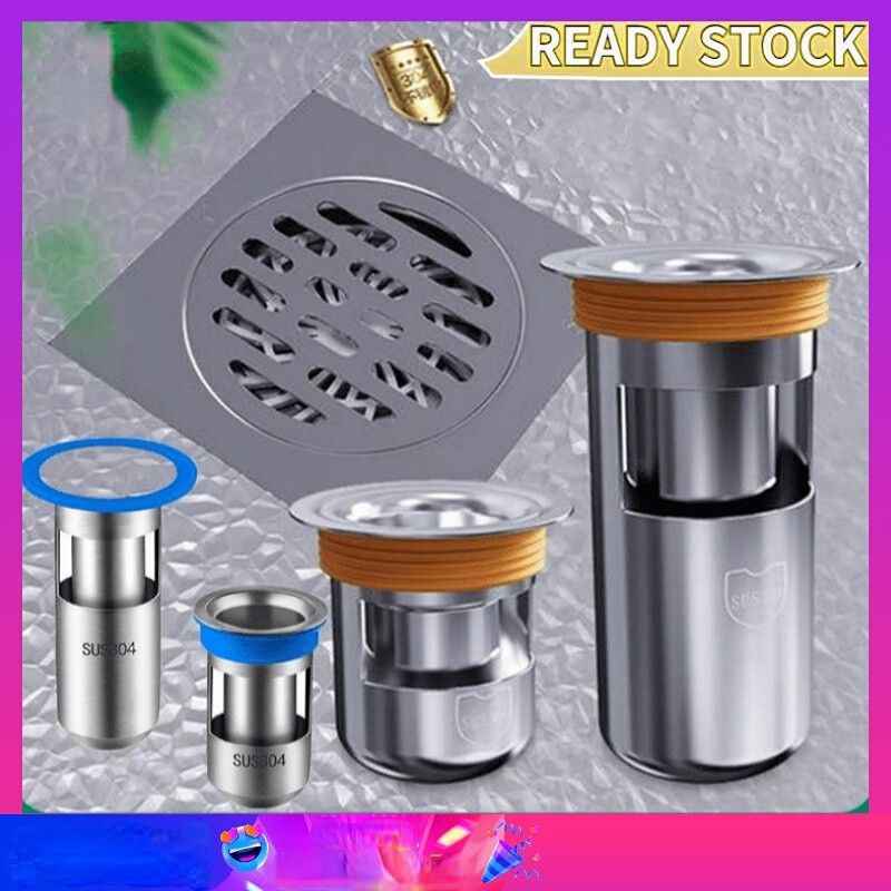 [Thanh Toán Khi Nhận Hàng] Ống Thoát Sàn Nhà Tắm Ống Thoát Sàn Khử Mùi Bằng Thép Không Gỉ Ống Thoát Chống Mùi Chống Gỉ Cho Nhà Tắm Ống Thoát Nước Nhà Vệ Sinh