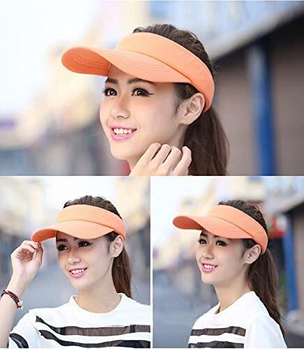 Women's Sun Visors Long Brim Thicker 