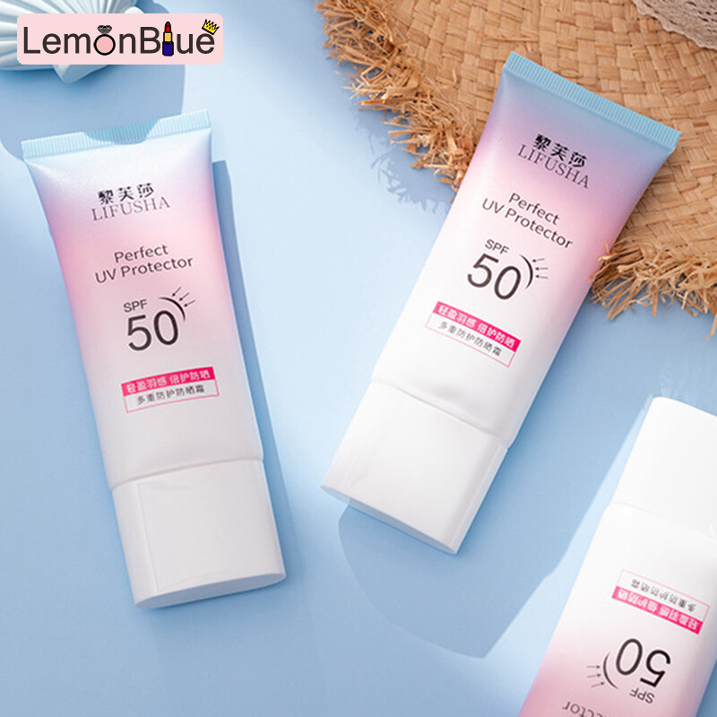Gambar LemonBlue Sunscreen SPF 50 Moisturizing Fast Film Formation Multi Effect Long Lasting Sunscreen Body and Face for Boys and Girls
