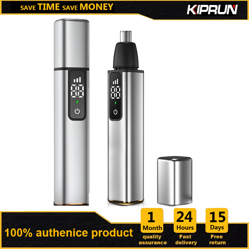 KIPRUN Electric Nose Hair Trimmer, 10000 RPM Rounded Blade Trimmer For Nose Ears Hair Clipper, USB Rechargeable, Painless Waterproof