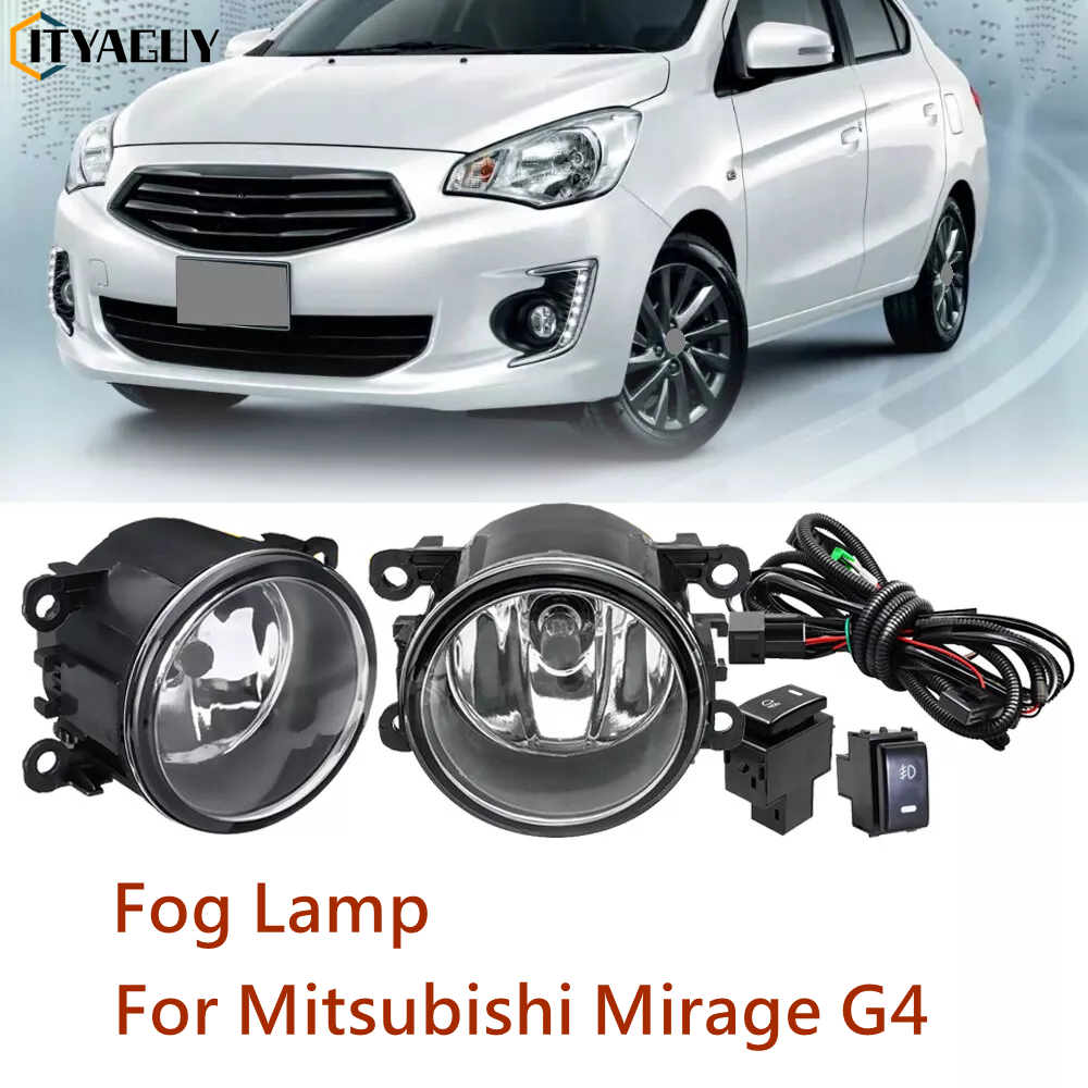 A set Mitsubishi Mirage G4 2012 2013 2014 2015 2016 2017 2018 2019 2020 2021 Fog Lamp/Fog Light/Foglamp/Foglight Assembly (Compatible w/ Mitsubishi Xpander 2018 2019 2020 2021) ราคา 628 บาท*ส่งฟรี