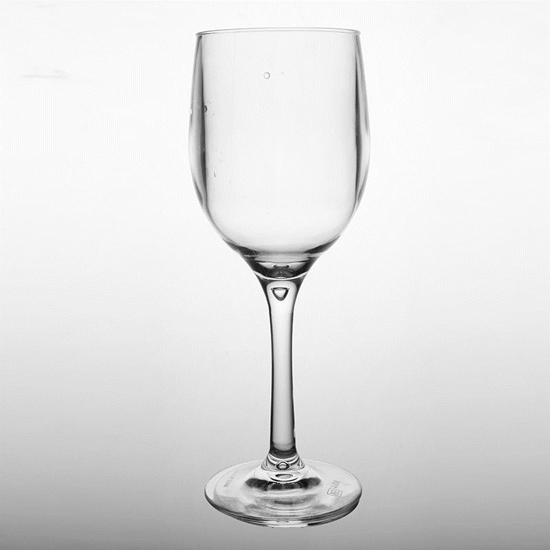 Gambar high quality PC plastic transparent goblet individuality creative drop the glass cup red wine glasses of champagne wine glass KTV