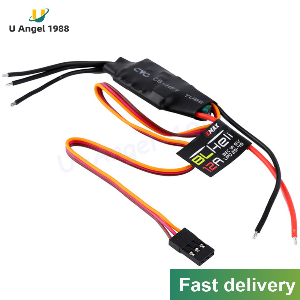 Bộ điều khiển tốc độ emax 12a 20a 30a blheli esc cho mô hình cánh cố định đa năng rc fpv tự làm